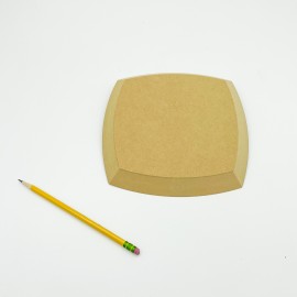 Spherical Square 8 inch Pottery Form